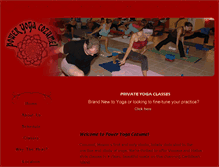 Tablet Screenshot of poweryogacozumel.com